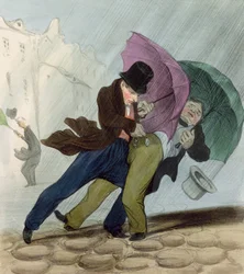 Le voyage en parapluie, tiré de 